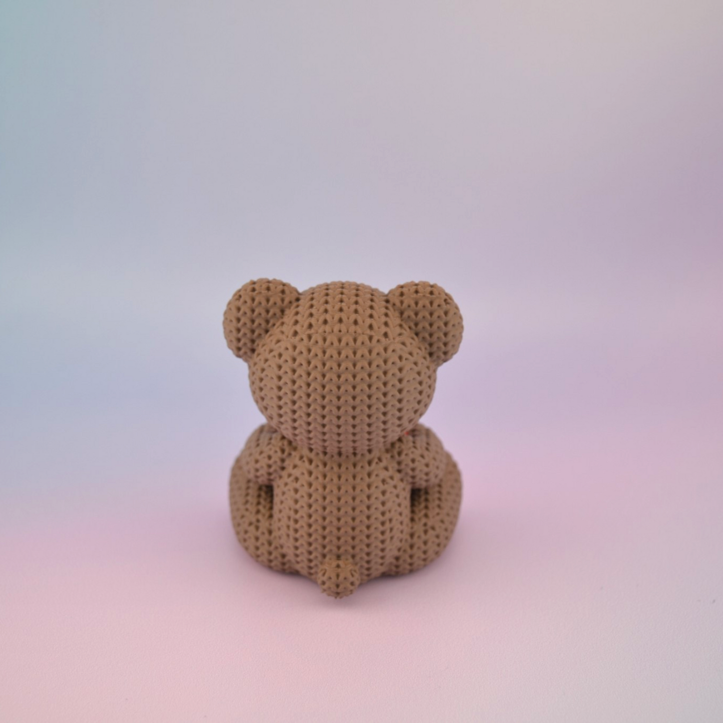 Knitted Teddy Bear With Heart