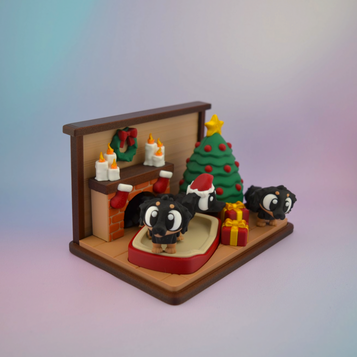 Christmas Sausage Dog Habitat