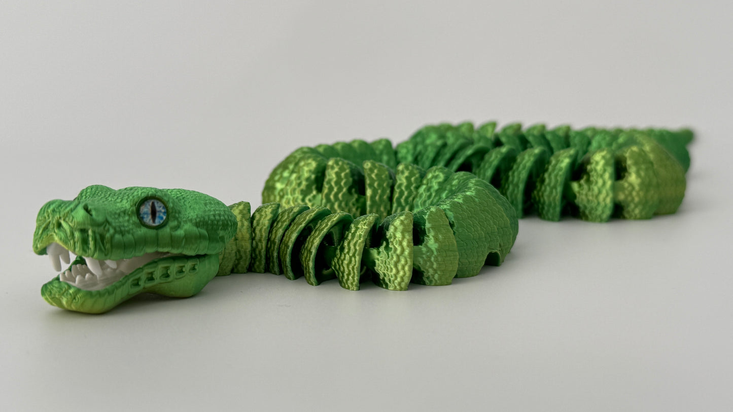 Articulated Green Tree Python