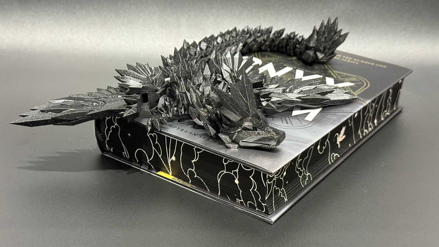 Fantasy Crystal Dragon – 3D Printed Winged Toy | Articulated Mythical Creature | Dragon Gift for Collectors