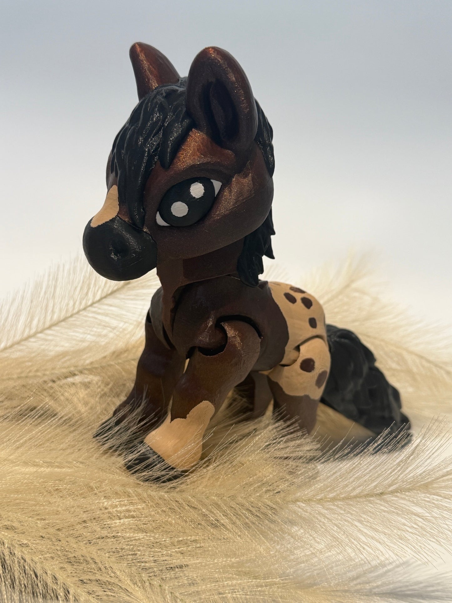Limited Edition 3D-Printed Shimmery Horse