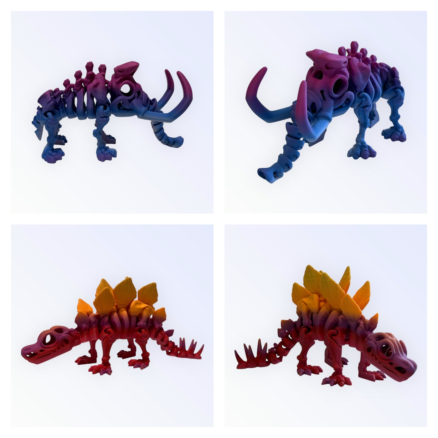Unique 3D Printed Skeleton Animals β Dinosaurs, Sharks & More