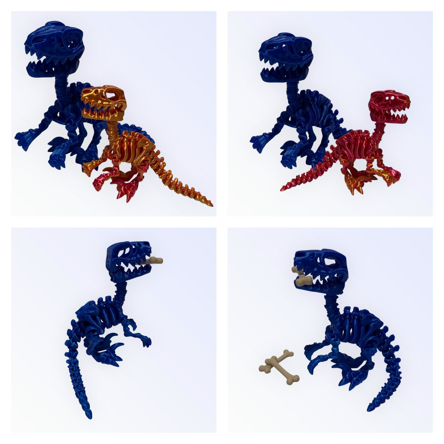 Unique 3D Printed Skeleton Animals β Dinosaurs, Sharks & More