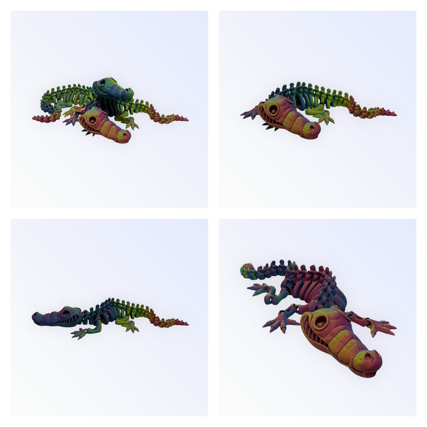 Unique 3D Printed Skeleton Animals β Dinosaurs, Sharks & More