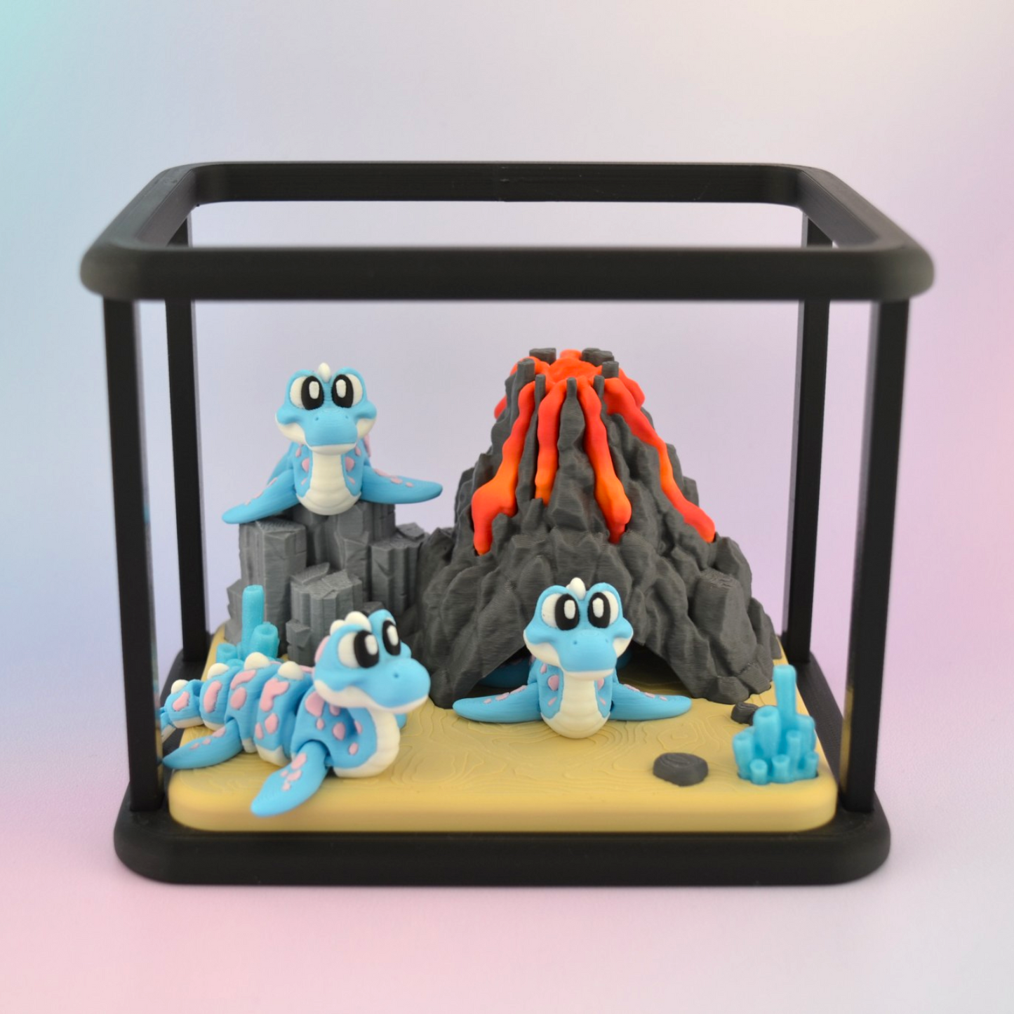 Plesiosaur Underwater Volcano Habitat