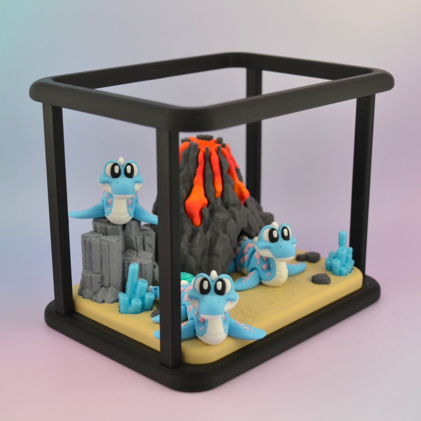 Plesiosaur Underwater Volcano Habitat