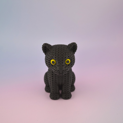 Knitted Panther