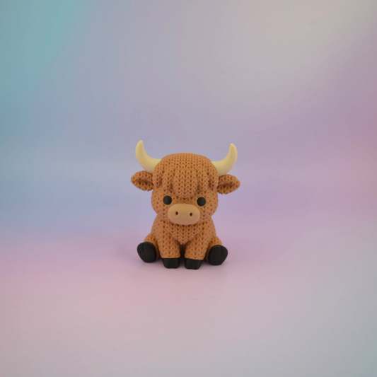 Knitted Highland Cow