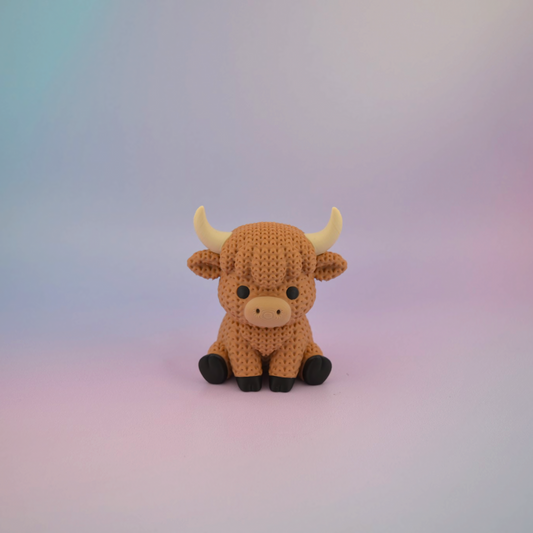 Knitted Highland Cow