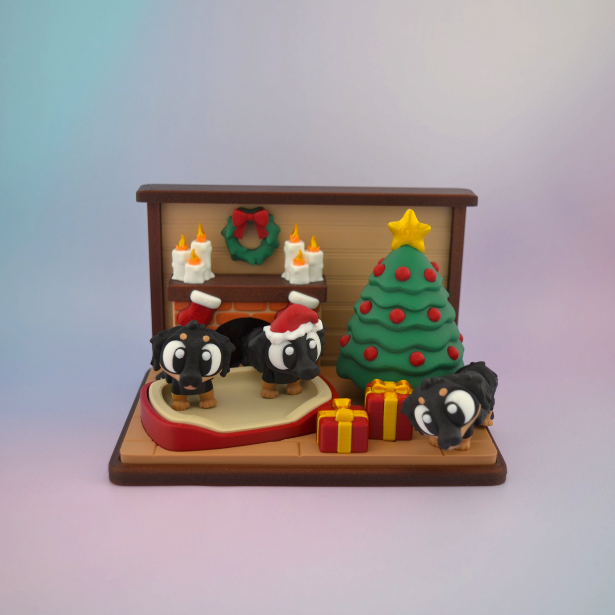 Christmas Sausage Dog Habitat