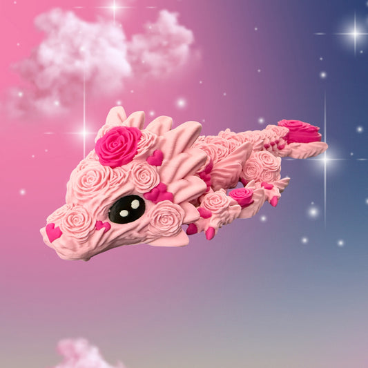 Rose Heart Dragon (With Clicker)