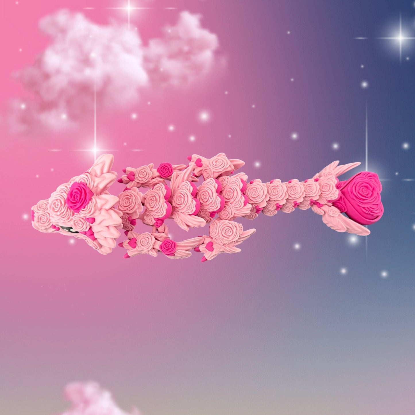 Rose Heart Dragon (With Clicker)