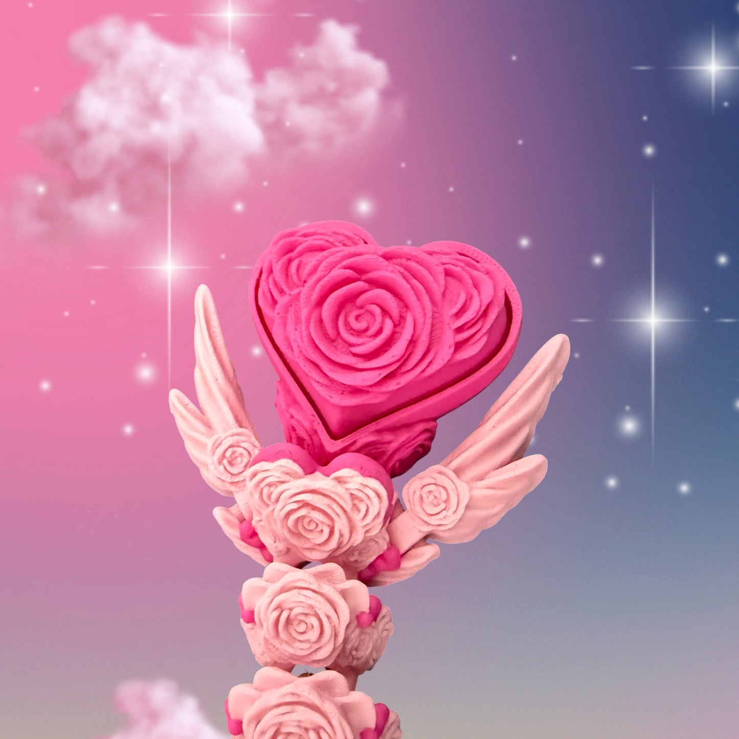 Rose Heart Dragon (With Clicker)