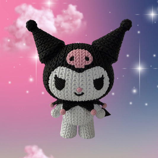 Knitted Kuromi