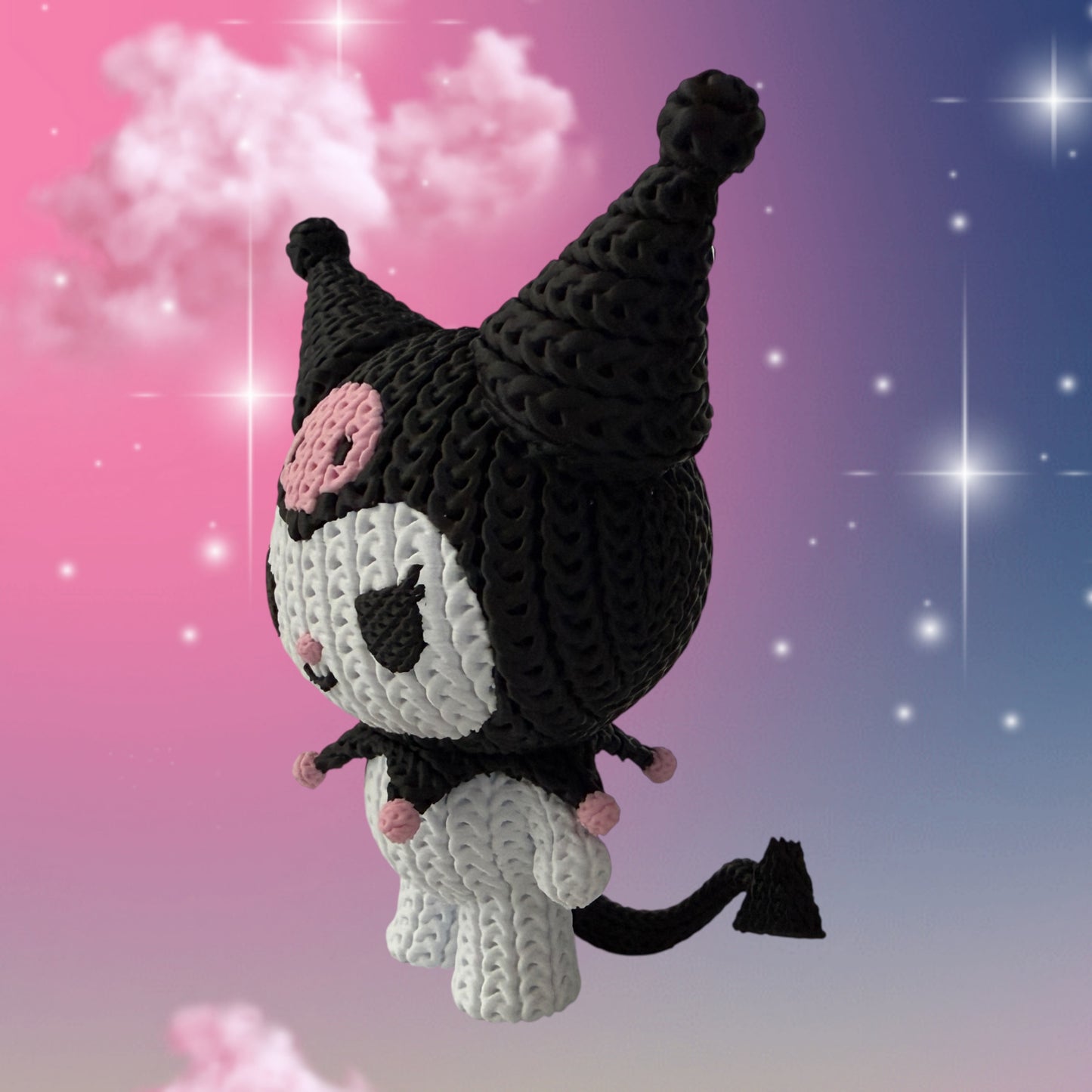 Knitted Kuromi
