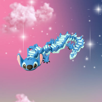 Blue Alien Dragon