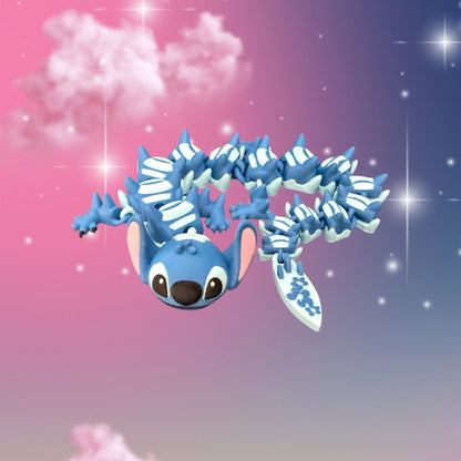 Blue Alien Dragon