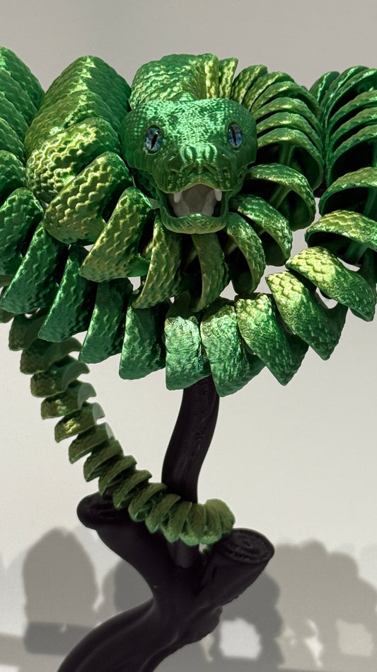 Articulated Green Tree Python