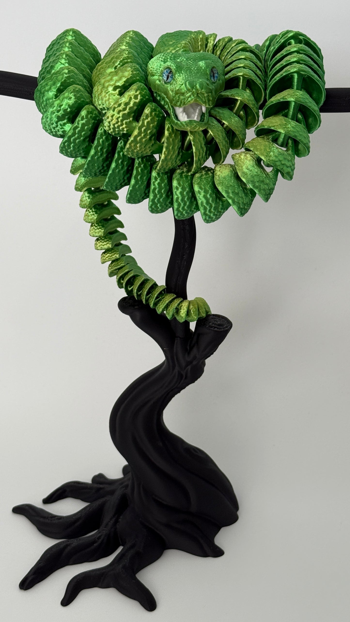 Articulated Green Tree Python