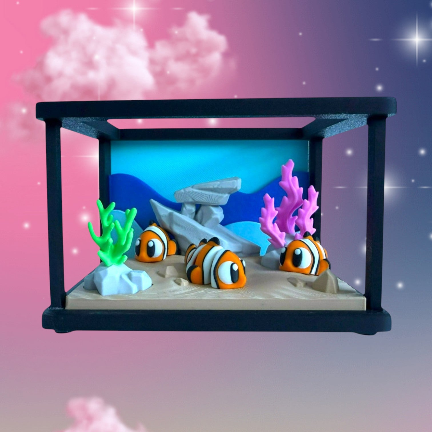 Fish Habitat | 3D Printed Aquatic Mini Habitat – Print Diva